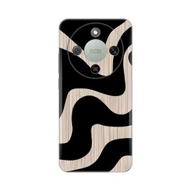 Silikonska futrola PRINT Skin - Huawei Honor Magic 8 Lite black (crni) Flow.