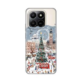Silikonska futrola PRINT Skin - Honor X7d 4G/400 Smart 5G Christmas Town.