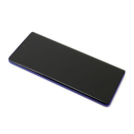 LCD displej (ekran) - Motorola Moto G85/Edge 50 Fusion 5G + Touch screen + frame Marshmallow Blue OLED ORG (MS).