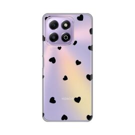 Silikonska futrola PRINT Skin - Huawei Honor X6b Hearts.