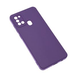 Silikonska futrola Teracell Giulietta - Samsung A217F Galaxy A21s mat tamno ljubicasta.