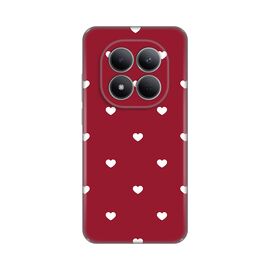 Silikonska futrola PRINT Skin - Xiaomi Redmi Note 15 Pro 5G Burgundy Hearts.