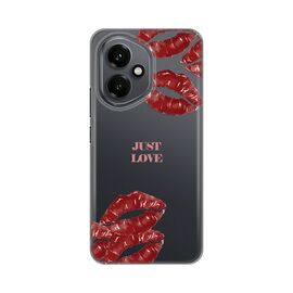 Silikonska futrola PRINT Skin - Huawei Honor 400 Just Love Pink.