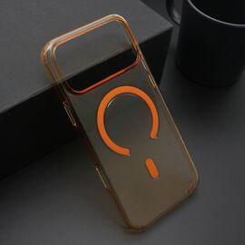 Futrola AMBER providna MagSafe - iPhone 17 Pro Max (6.9) narandzasta (MS).