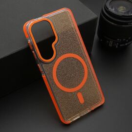 Futrola SPARKLING LOOK MagSafe - Samsung S941 Galaxy S26 5G narandzasta (MS).