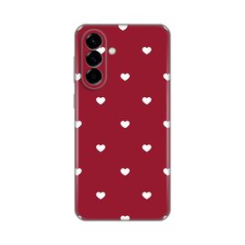 Silikonska futrola PRINT Skin - Samsung A576 Galaxy A57 5G Burgundy Hearts.