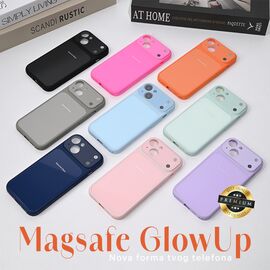 Futrola Magsafe GlowUp - iPhone 16 Pro ljubicasta.