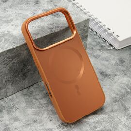 Futrola COLOR METAL Magsafe - iPhone 17 Pro narandzasta (big camera) (MS).