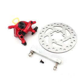 Kocioni set X-tech - elektricni trotinet Xiaomi M365/1s/essential/Pro1/Pro2/mi3 (kocnica+adapter+zadnji disk) crveni.