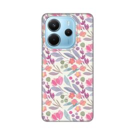 Silikonska futrola PRINT - Xiaomi Redmi Note 14 4G (SRB) Watercolor Flower.