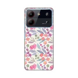 Silikonska futrola PRINT - ZTE Blade A54 Watercolor Flowers.