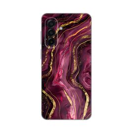 Silikonska futrola PRINT - Samsung A175 Galaxy A17 Burgundy.
