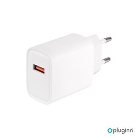 Kucni Punjac Pluginn AJ-18 QC3.0 18W sa lightning kablom beli CE.