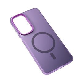 Futrola Magsafe providna - Samsung A576 Galaxy A57 5G ljubicasta.