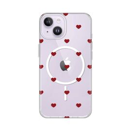 Futrola print Magsafe - iPhone 13/14 6.1 Red Hearts.