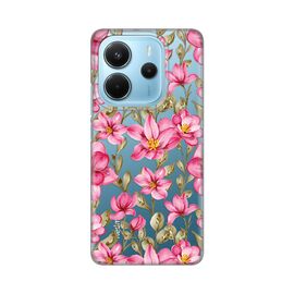 Silikonska futrola PRINT - Xiaomi Redmi Note 14 4G (SRB) Magnolia.