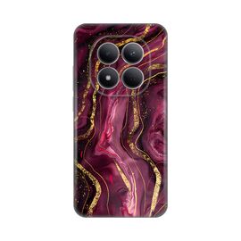 Silikonska futrola PRINT - Xiaomi Redmi Note 15 Pro 5G Burgundy.