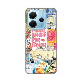 Silikonska futrola PRINT - Xiaomi Redmi Note 14 4G (SRB) More Amore.