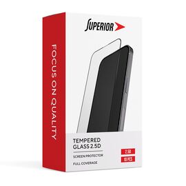Zastitna folija za ekran GLASS SUPERIOR 2.5D - iPhone 13/13 Pro/14/16e/17e (6.1) 10 u 1 (MS).