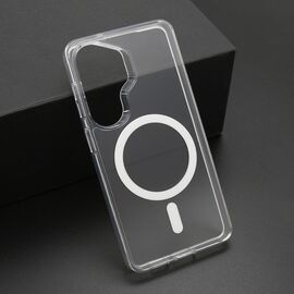 Futrola COLOR FRAME MagSafe - Samsung S941 Galaxy S26 5G srebrna (providna) (MS).