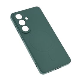 Silikonska futrola Teracell Giulietta Magsafe - Samsung S941 Galaxy S26 tamno zelena.
