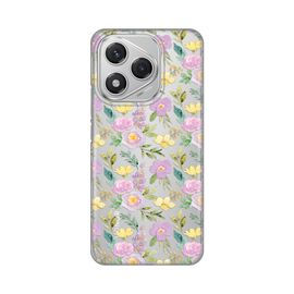 Silikonska futrola PRINT Skin - Huawei Honor 400 Lite Soft Flowers.