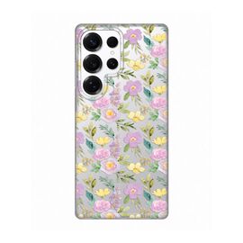 Silikonska futrola PRINT Skin - Samsung S938 Galaxy S25 Ultra Soft Flowers.