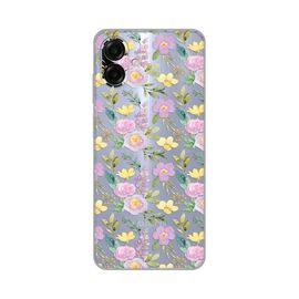 Silikonska futrola PRINT Skin - Samsung A075F Galaxy A07 Soft Flowers.