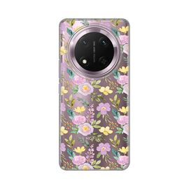 Silikonska futrola PRINT Skin - Huawei Honor Magic 7 lite Soft Flowers.