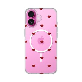 Futrola print Magsafe - iPhone 16 6.1 Red Hearts.