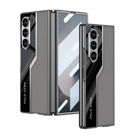Futrola LEATHER STYLE - Samsung Galaxy Z Fold 6 5G siva (GKK case) (MS).