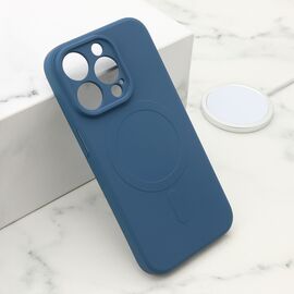 Futrola VELVET TOUCH MagSafe - iPhone 14 Pro (6.1) plava (MS).