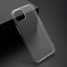 Silikonska futrola ultra tanka (skin) PROTECT - iPhone 13 (6.1) providna (bela) (MS).