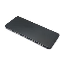 LCD displej (ekran) - Samsung A037 Galaxy A03s 2021 + Touch screen + frame black (crni) (161mm-zuti flet) Full ORG EU (GH81-21232A) (MS).