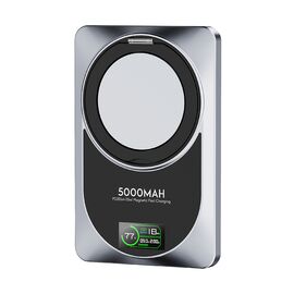 Univerzalna Back Up Baterija Magsafe Moxom MX-PB182 360 Rotate PD20W+15W magnetic fast 5000mAh crni (MS).