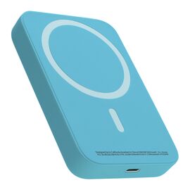 Univerzalna Back Up Baterija MagSafe 15W 5000 mAh svetlo plavi (MS).