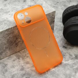 Futrola AIR STRIPE - iPhone 15 narandzasta (MS).