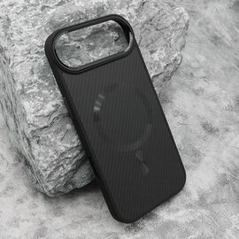 Futrola CARBON MagSafe - iPhone 17 Air crna (big camera) (MS).