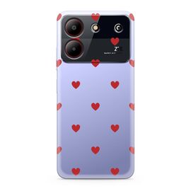 Silikonska futrola ultra tanka (skin) PRINT CLEAR - ZTE Blade A54 SP013 (MS).