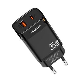 Kuciste punjaca MOXOM MX-HC242 35W PD Type C + USB crno (MS).