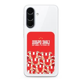 Silikonska futrola ultra tanka (skin) PRINT CLEAR - Samsung A376 Galaxy A37 5G ZF001 (MS).