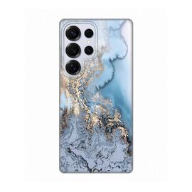 Silikonska futrola PRINT - Samsung S938 Galaxy S25 Ultra Blue Gold Marble.