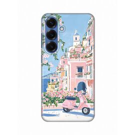 Silikonska futrola PRINT - Samsung S931 Galaxy S25 Pink Italy.