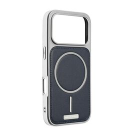 Futrola Magsafe Urban Leather - iPhone 17 Pro tamno plava.