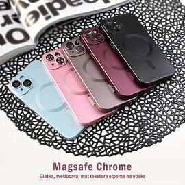 Futrola Magsafe Chrome - Samsung S938 Galaxy S25 Ultra sivo plava.