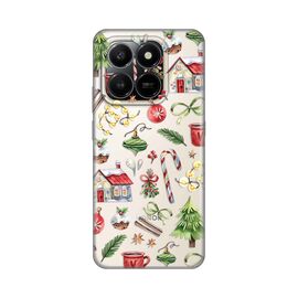 Silikonska futrola PRINT Skin - Honor X7d 4G/400 Smart 5G Winter Spirit.