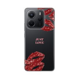 Silikonska futrola PRINT Skin - Xiaomi Redmi Note 14 4G (SRB) Just Love Pink.