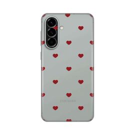 Silikonska futrola PRINT - Samsung A576 Galaxy A57 5G Red Hearts.