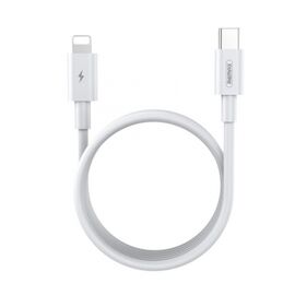Data kabl REMAX RC-183i PD 30W Type C na iPhone lightning 2m beli.