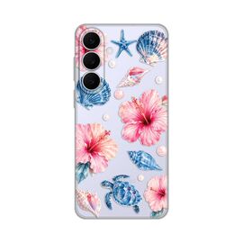Silikonska futrola PRINT Skin - Samsung S731B Galaxy S25 Fe Hibiscus Sea.